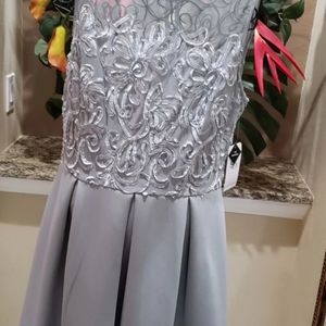Beautiful grey any occasion dress new